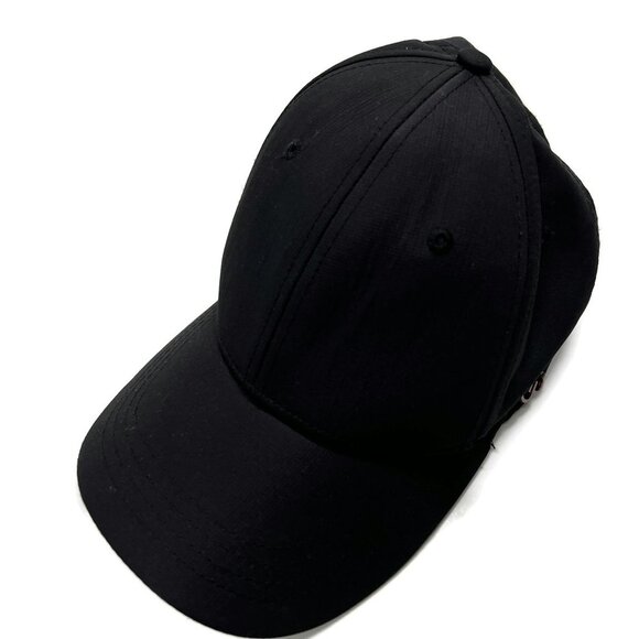 Dicks‎ Sporting Goods Solid Plain Black Baseball Hat Cap Adjustable - Picture 1 of 6